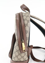 Load image into Gallery viewer, Gucci Supreme Monogram Calfskin Web Small Ophidia Day Backpack