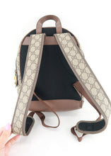 Load image into Gallery viewer, Gucci Supreme Monogram Calfskin Web Small Ophidia Day Backpack