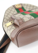 Load image into Gallery viewer, Gucci Supreme Monogram Calfskin Web Small Ophidia Day Backpack