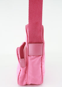 Prada Nylon Vela Sport Crossbody Light Pink