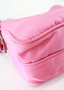 Prada Nylon Vela Sport Crossbody Light Pink