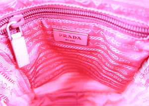 Prada Nylon Vela Sport Crossbody Light Pink