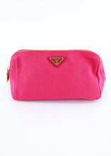 Load image into Gallery viewer, Prada Canvas Canapa Pouch Pink