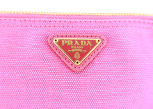 Load image into Gallery viewer, Prada Canvas Canapa Pouch Pink