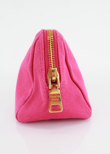 Prada Canvas Canapa Pouch Pink