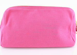 Prada Canvas Canapa Pouch Pink