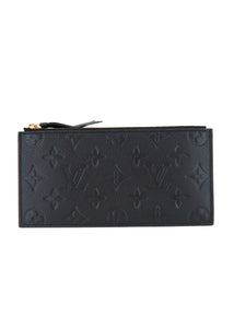 Louis Vuitton Empreinte Zip Felicie Insert Black