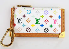 Load image into Gallery viewer, Louis Vuitton Monogram Multicolor Cles Key Pouch White