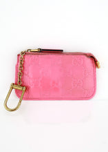 Load image into Gallery viewer, Gucci Monogram Leather Cles Key Pouch Pink