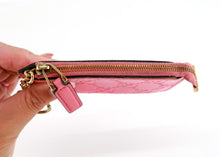 Load image into Gallery viewer, Gucci Monogram Leather Cles Key Pouch Pink