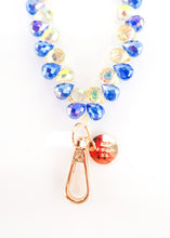 Load image into Gallery viewer, Keepes Phone Charm Game Day Blue &amp; Yellow