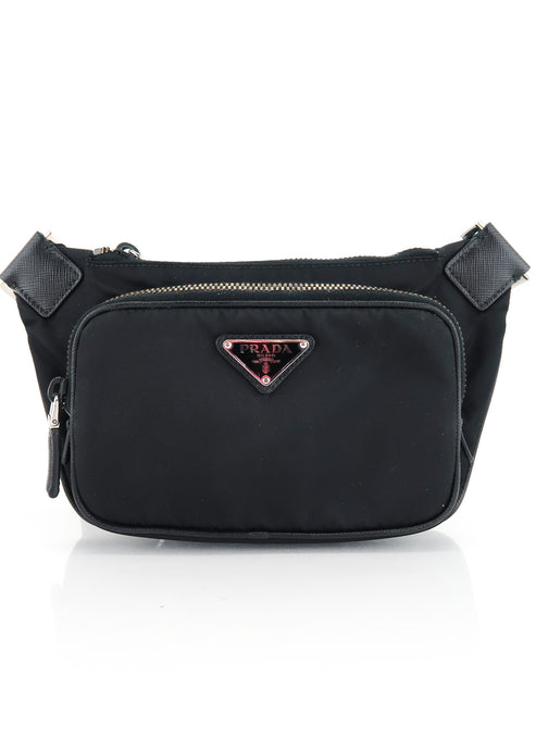 Prada Nylon Black Bumbag