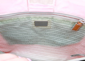 Prada Nylon Tote Light Pink