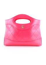 Load image into Gallery viewer, Chanel Nano 31 Shiny Crumpled Calfskin Hot Pink