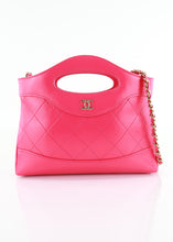 Load image into Gallery viewer, Chanel Nano 31 Shiny Crumpled Calfskin Hot Pink