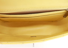 Load image into Gallery viewer, Chanel Mini Matelasse Flap Patent Yellow