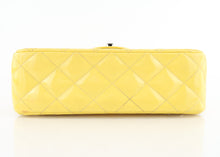 Load image into Gallery viewer, Chanel Mini Matelasse Flap Patent Yellow