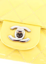 Load image into Gallery viewer, Chanel Mini Matelasse Flap Patent Yellow