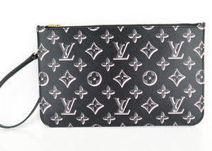 Louis Vuitton Monogram Fall for You Neverfull Pochette Black Pink