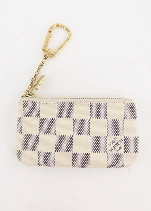 Louis Vuitton Damier Azur Cles Key Pouch