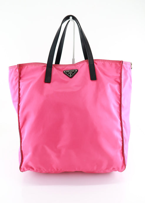 Prada Nylon Hot Pink Tote