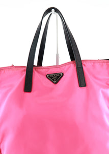 Prada Nylon Hot Pink Tote