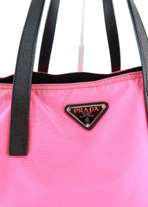 Prada Nylon Hot Pink Tote