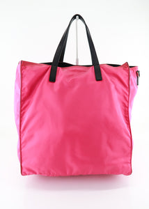 Prada Nylon Hot Pink Tote