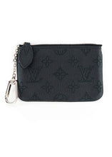 Load image into Gallery viewer, Louis Vuitton Monogram Mahina Key Pouch Black