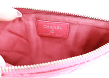 Load image into Gallery viewer, Chanel Caviar Flat Wallet Pink Red