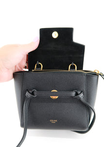 Celine Pico Belt Bag Black