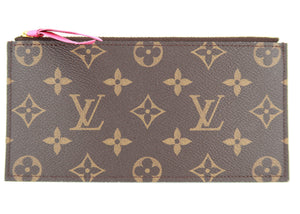 Louis Vuitton Monogram Felicie Insert Zip Pink