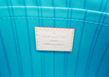 Load image into Gallery viewer, Louis Vuitton Monogram Neverfull Pochette Turquoise Limited Edition