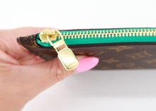 Load image into Gallery viewer, Louis Vuitton Monogram Neverfull Pochette Turquoise Limited Edition