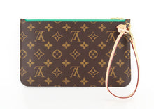 Load image into Gallery viewer, Louis Vuitton Monogram Neverfull Pochette Turquoise Limited Edition