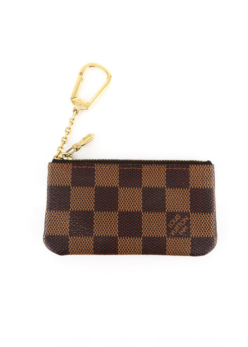 Louis Vuitton Damier Ebene Cles Key Pouch