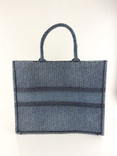 Load image into Gallery viewer, Dior Denim Book Tote Large