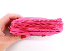 Prada Nylon Small Pouch Pink