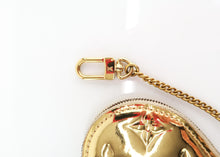 Load image into Gallery viewer, Louis Vuitton Vernis Monogram Heart Coin Case Miroir Gold