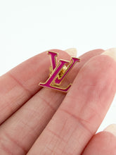 Load image into Gallery viewer, Louis Vuitton Iconic Enamel Earrings Pink Gold
