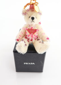 Prada Sequin Teddy Bag Charm Pink