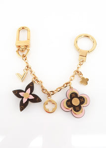 Louis Vuitton Blooming Flowers Bag Charm Pink