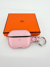 Load image into Gallery viewer, Hermes Case for AirPods Pro 2 Swift Leather Rose Sakura/Menthe
