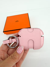 Load image into Gallery viewer, Hermes Case for AirPods Pro 2 Swift Leather Rose Sakura/Menthe