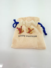 Load image into Gallery viewer, Louis Vuitton Iconic Enamel Earrings Pink Gold