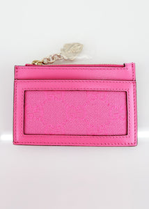 Gucci Canvas Card Holder Pink