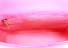 Load image into Gallery viewer, Chanel 19 Lambskin Quilted Medium Flap Hot Pink