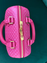 Load image into Gallery viewer, Louis Vuitton Nanogram Speedy 20 Bandouliere Pink