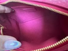 Load image into Gallery viewer, Louis Vuitton Calfskin Nanogram Embossed Speedy Bandouliere 20 Rose