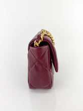 Load image into Gallery viewer, Chanel 19 Quilted Lambskin Medium Flap Bordeaux
